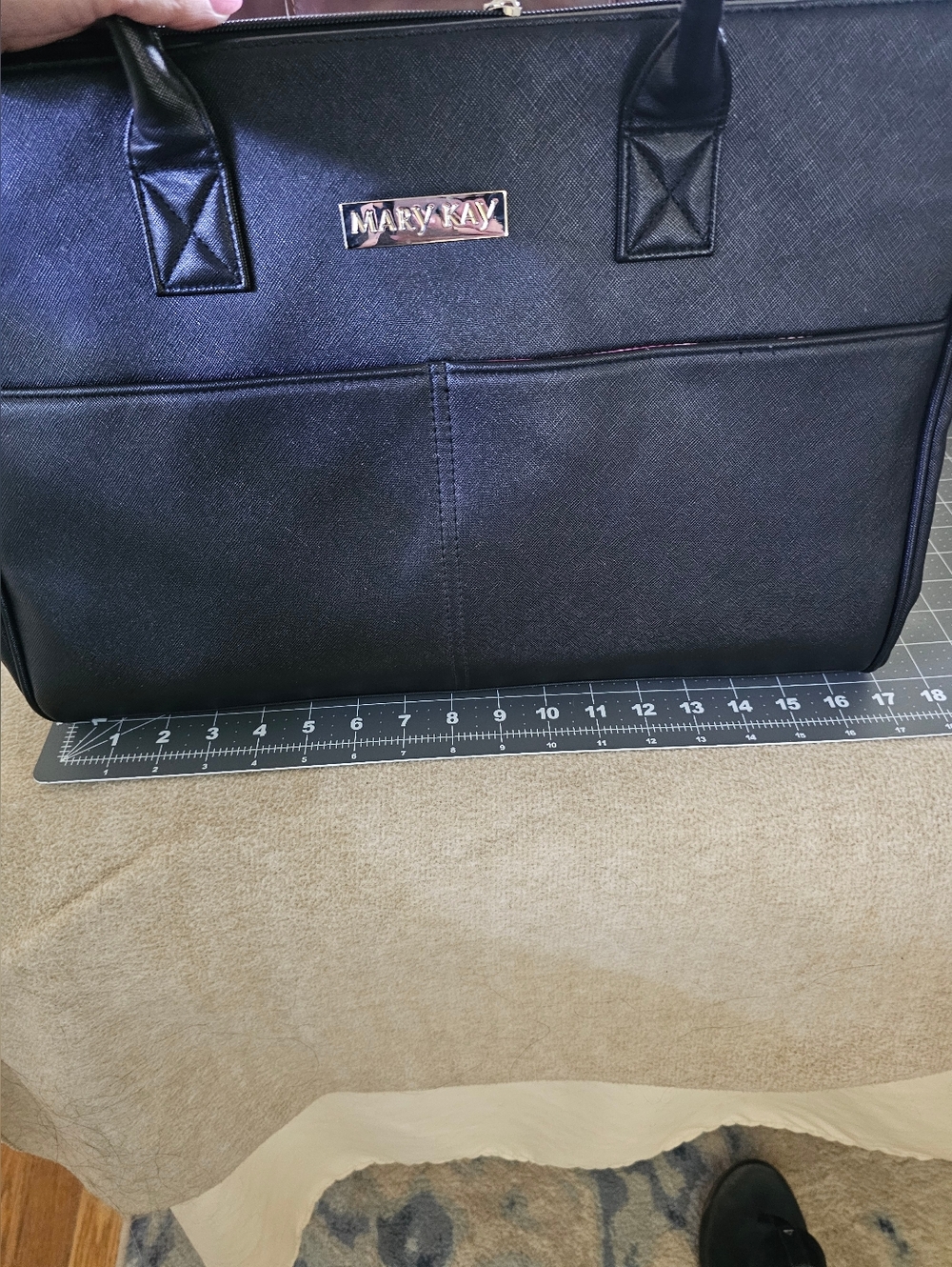 Mary Kay Black Tote with Dual Handles - Picture 7 of 9